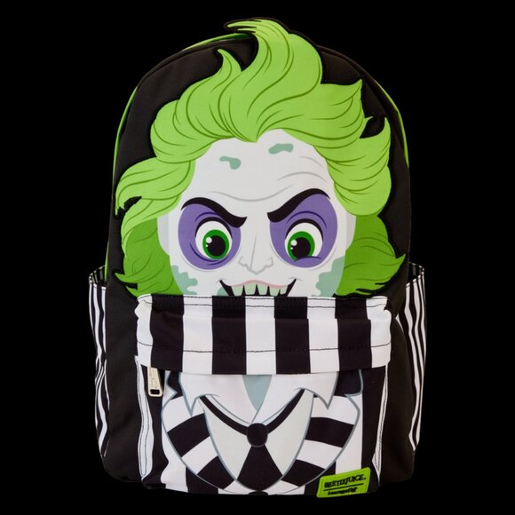 Loungefly Handbags - Beetlejuice Cosplay Full-Size Backpack NWT